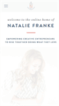 Mobile Screenshot of nataliefranke.com